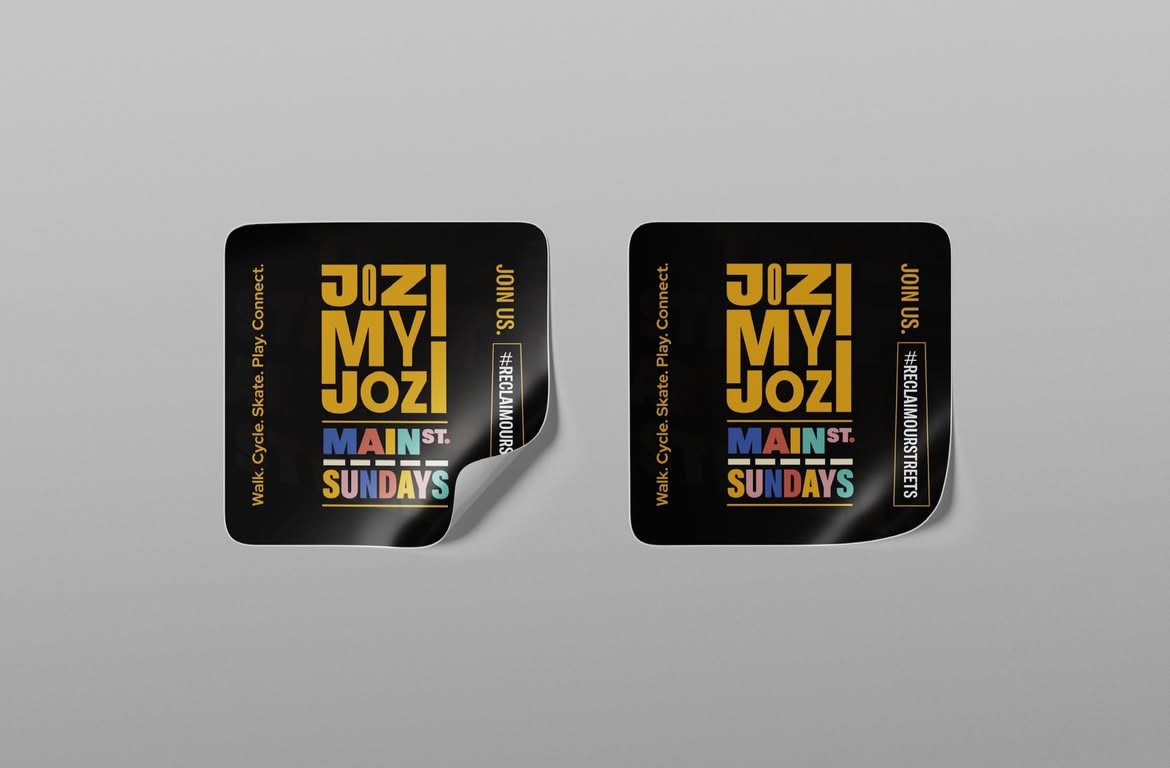 Main Street Sundays identity for Jozi My Jozi